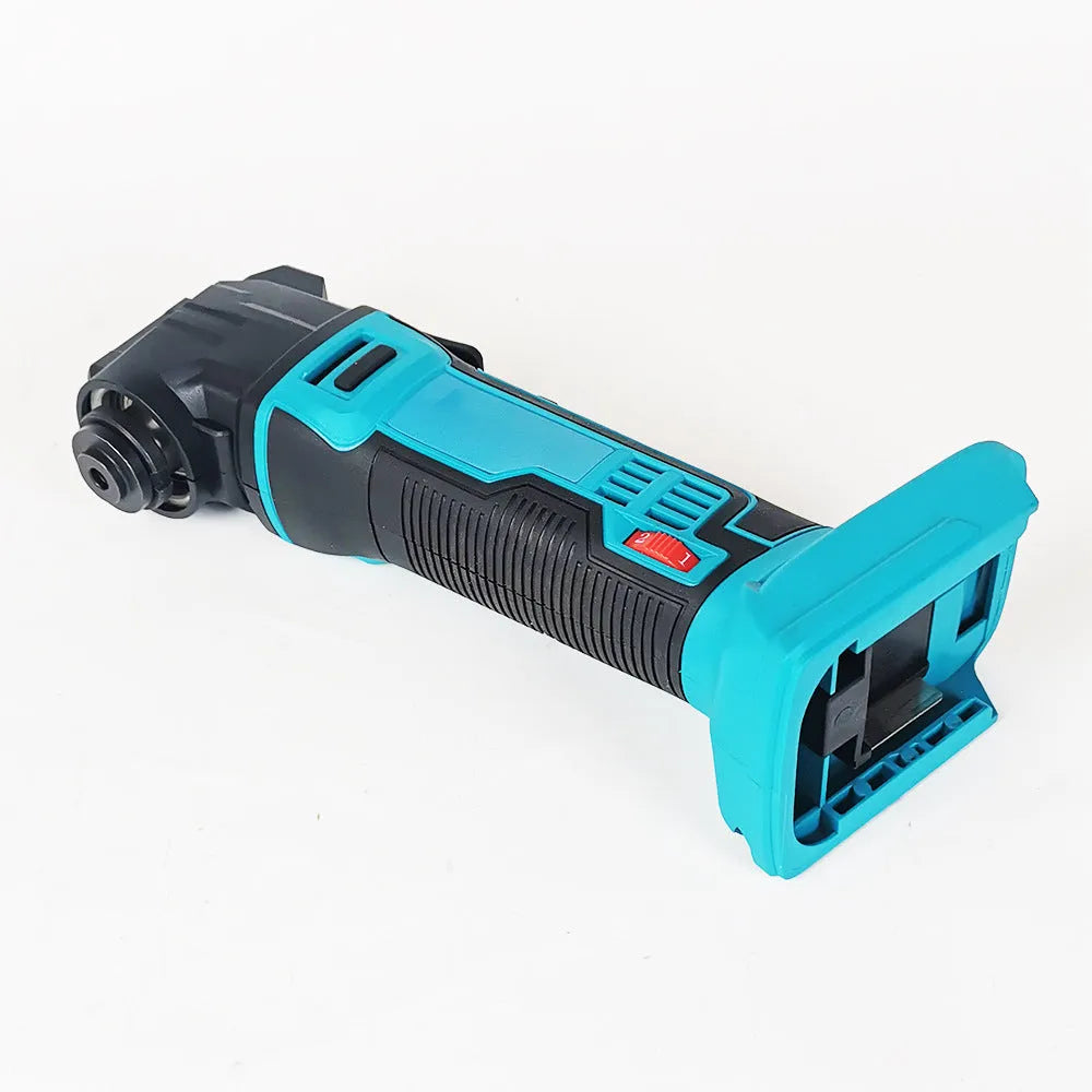 Rechargeable lithium battery cordless garden trimming machine with metal body and storage box.