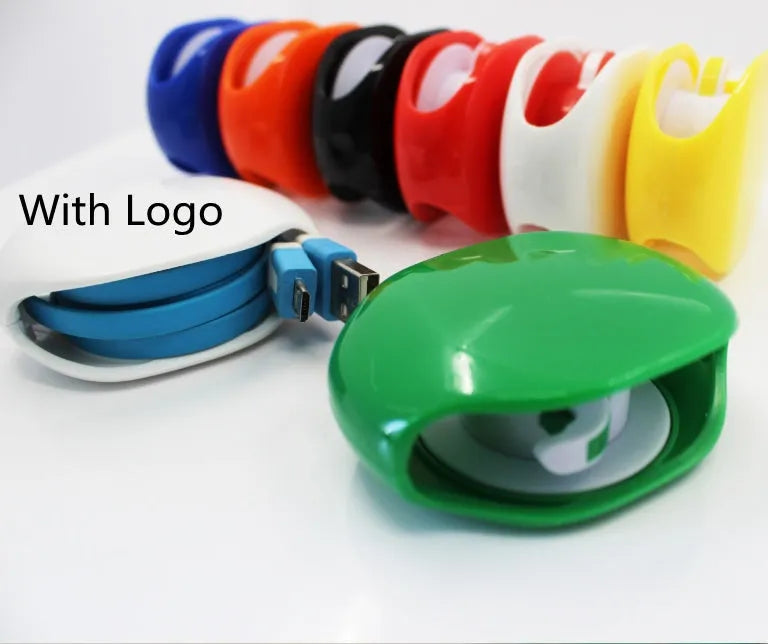 Automatic earphone retractor winder with telescopic reel and small storage box.