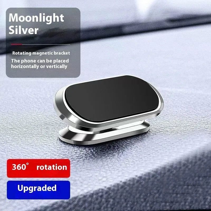 Vacuum magnetic suction phone bracket in black for car dashboard or desk use