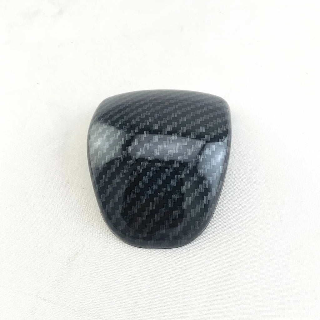Carbon fibre textured ABS plastic gear shift cover for car interior decoration