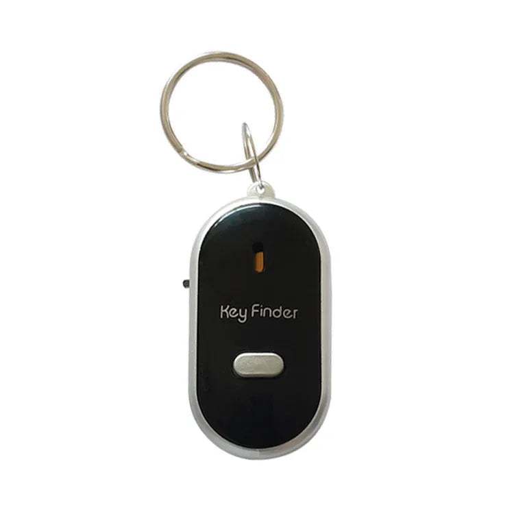 Oval-shaped plastic acrylic key finder pendant in red, blue, white, black, and orange colours