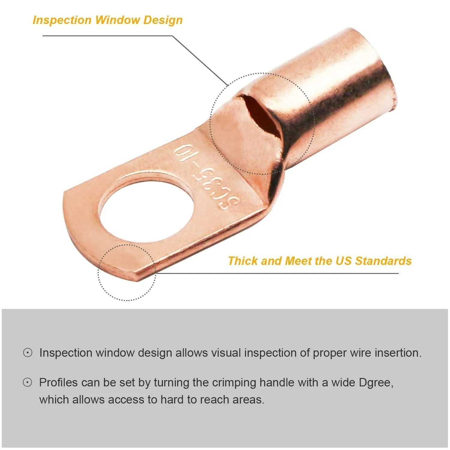 160pcs copper tube terminal soft sheath combination wiring kit in gold