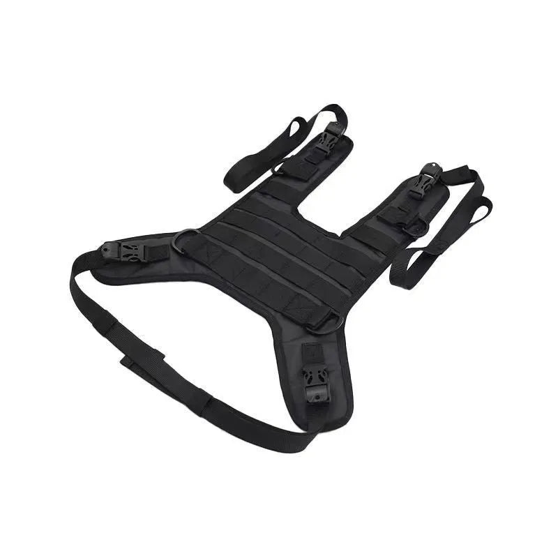 Black nylon universal vest fuel tank bag mount base for motorcycle with multiple specification options