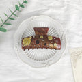 Oversized women's barrette hair clip with a starry sky pattern in sky blue.