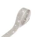 Self-adhesive glass water drill strip for clothing decoration in three widths