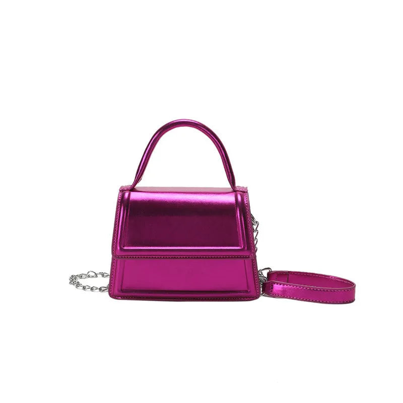 Retro square PU leather crossbody bag in multiple colour options