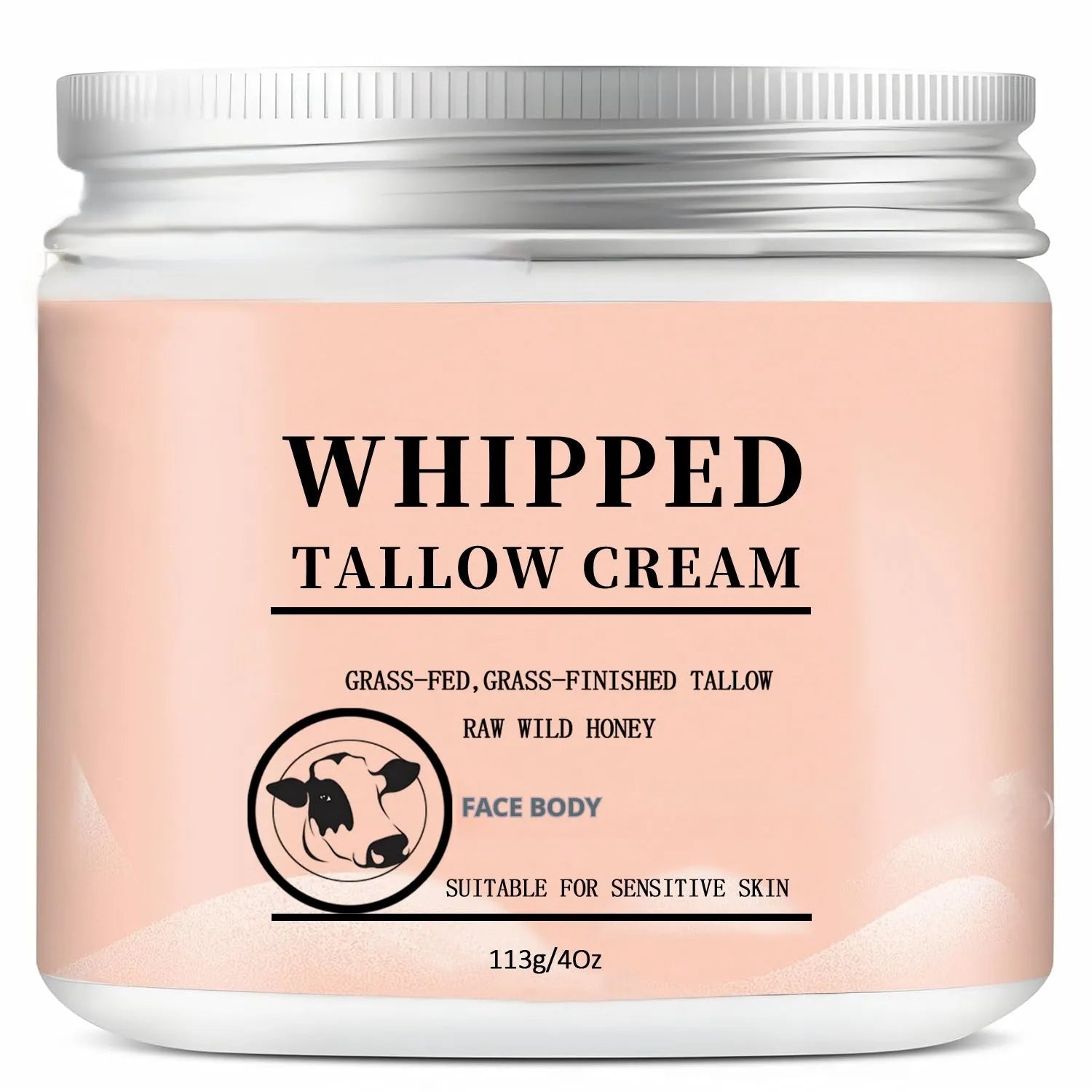 Butter cream facial moisturiser jar with 113g content for dry skin relief