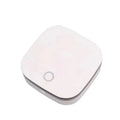 White USB-powered air purifier and disinfection machine for car and small room use.