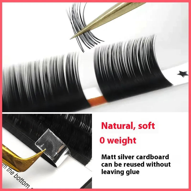16-row dense false eyelashes made from mink hair available in multiple specifications and lengths