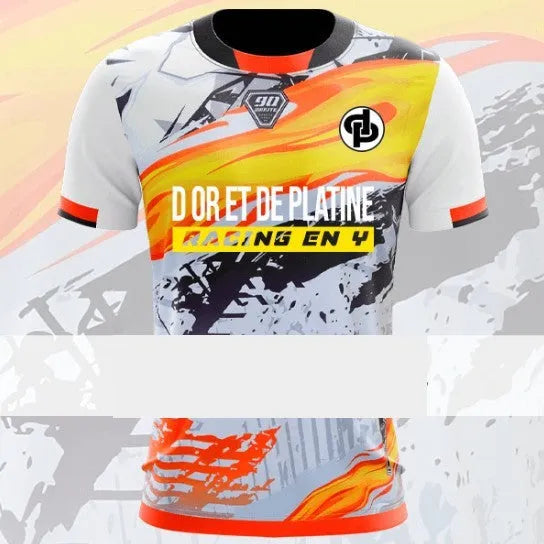 Men's loose fit sports mesh t-shirt in bird eye polyester fabric with short sleeves