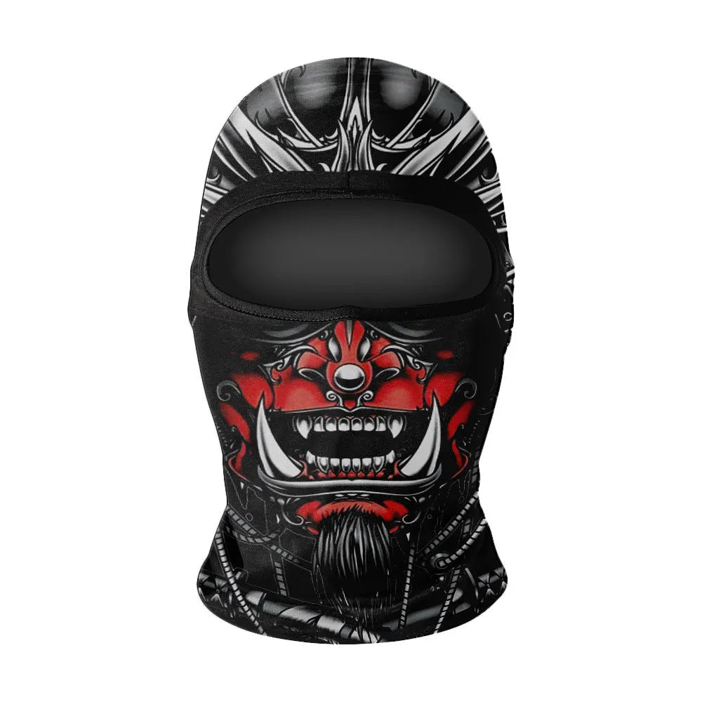 Men's summer breathable full face sun protection quick-drying ice silk polyester balaclava