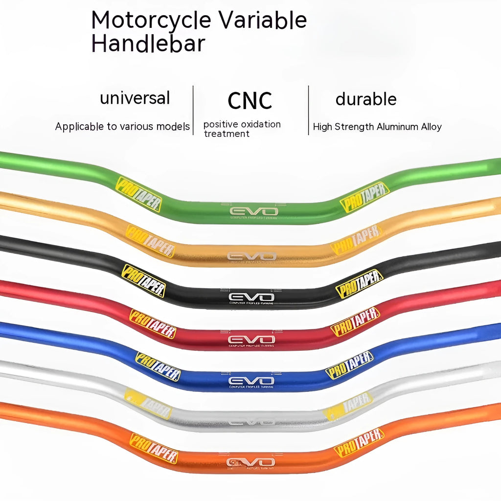 Scrambling motorcycle PRO handlebar aluminium alloy 28mm diameter 80cm width orange