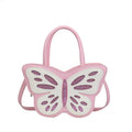 Small square PU leather crossbody bag with contrast trim in black, blue, pink, or white