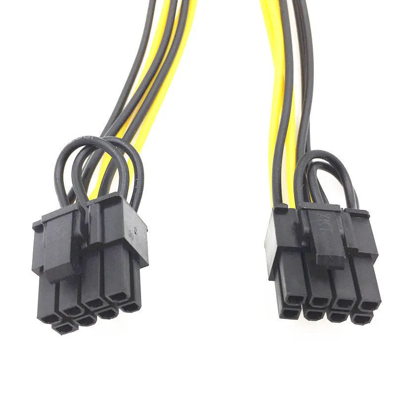 6pin to dual 8pin graphics card power supply cable with oxygen-free copper wire for desktop PC