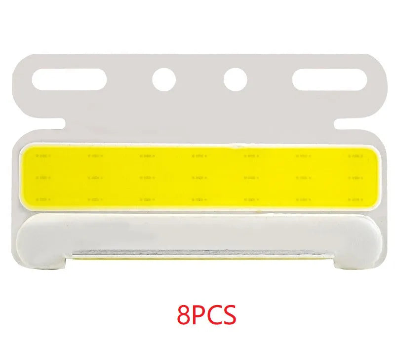 Super bright LED COB truck ground tyre lights in multiple colours with waterproof aluminium alloy housing