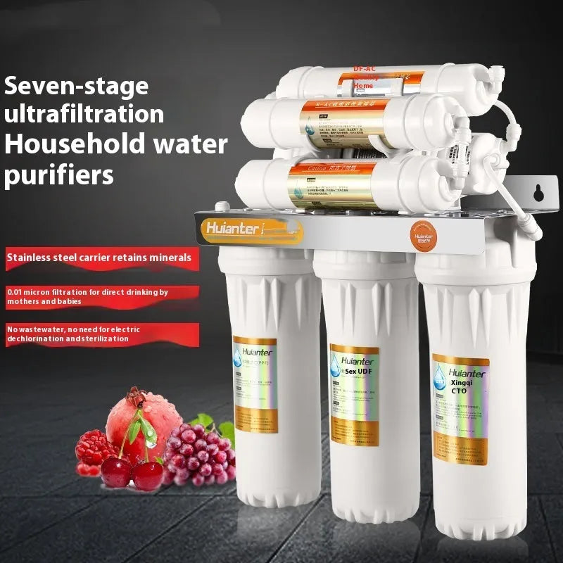 White plastic water filter cartridge for household direct drinking water purifiers
