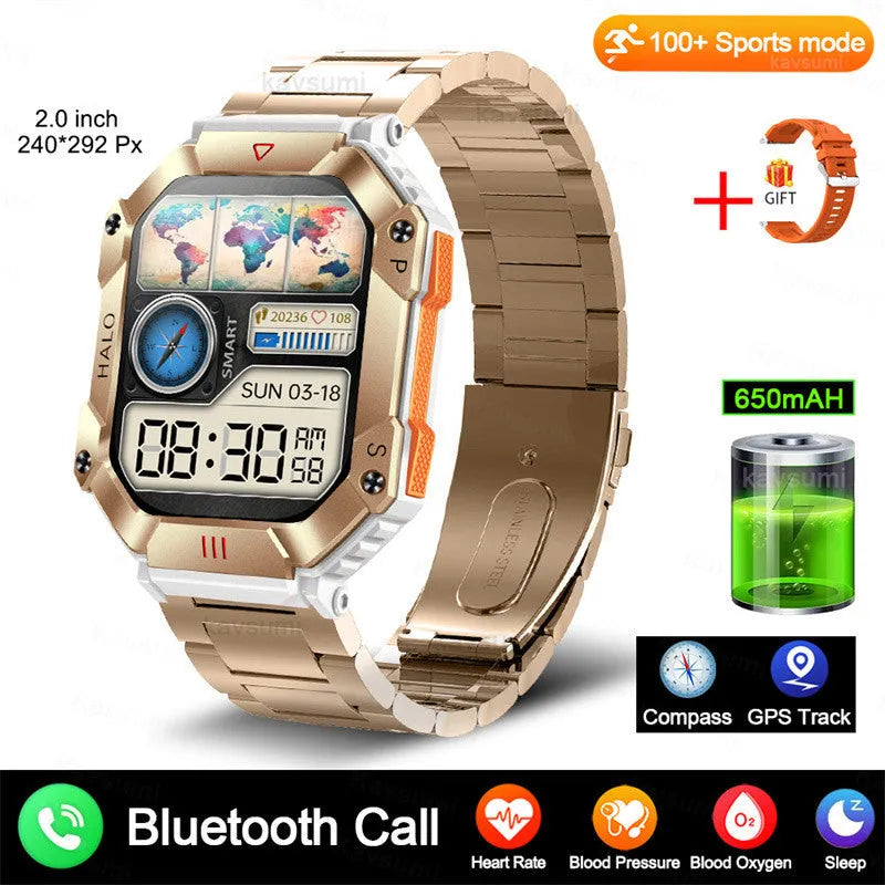 Android GPS smart watch for women with a resin dial, titanium alloy case, and an interchangeable leather strap.