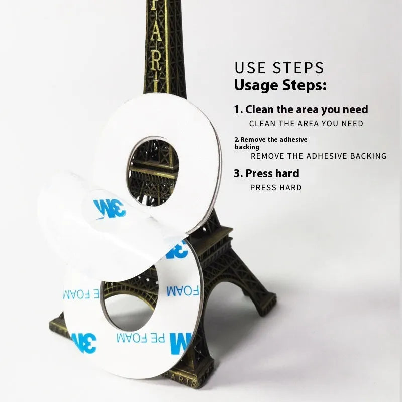Black stainless steel sticky adhesive house number showing character size of 7.5cm.