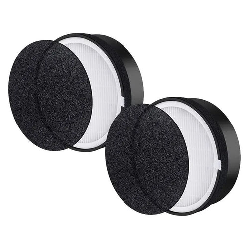 Levoit LV-H132 air purifier replacement filter accessories showing filter screen and cotton