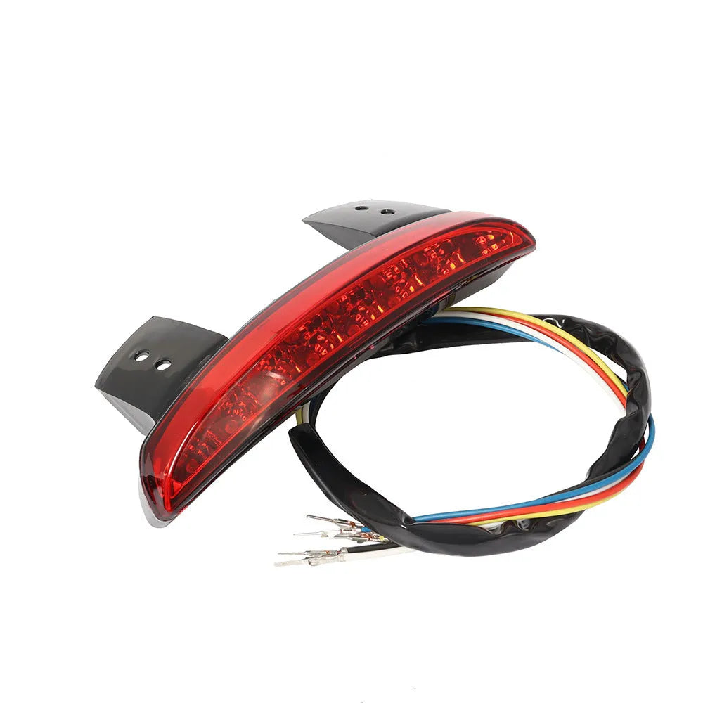 LED rear brake taillight for modified XL883 1200 motorcycle in three colour variants