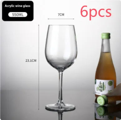 Clear PC acrylic party catering bottle for milk tea and red wine, 300ml or 550ml capacity.