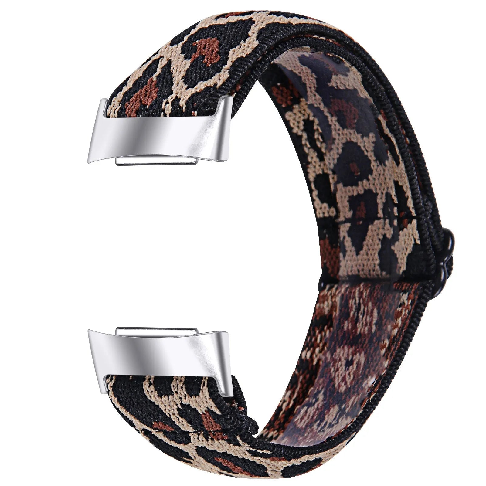 Printed elastic watch strap for Fitbit Charge 6 in multiple colour options