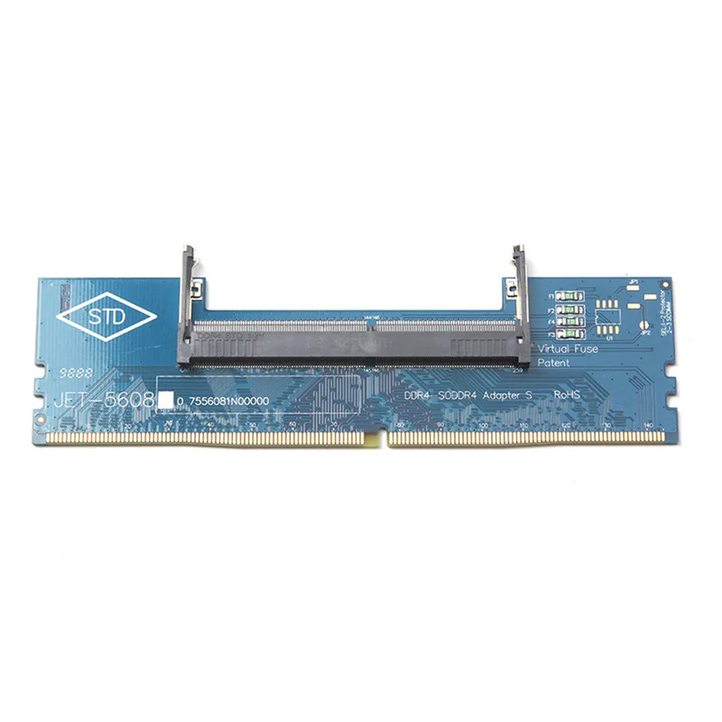 DDR4 laptop to desktop memory adapter card with electrostatic protection packaging
