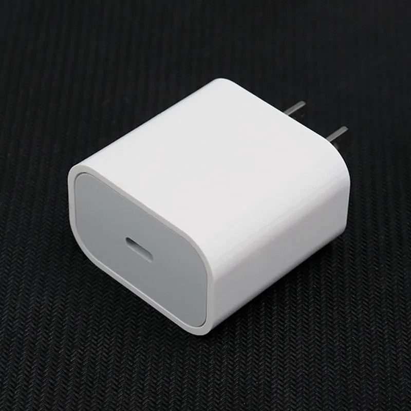 PD20W mobile phone charger with USB port and European/American plug options