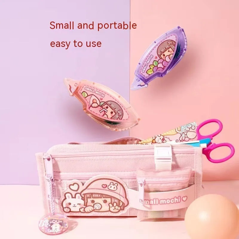 Dotting glue adhesive in five fruit juice colours with card packaging
