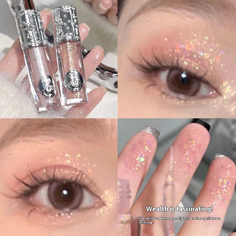 Ballet liquid eye shadow collection showing five colour options for universal skin types