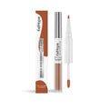 Double-headed lip liner and lip lacquer pen in three matte colour options