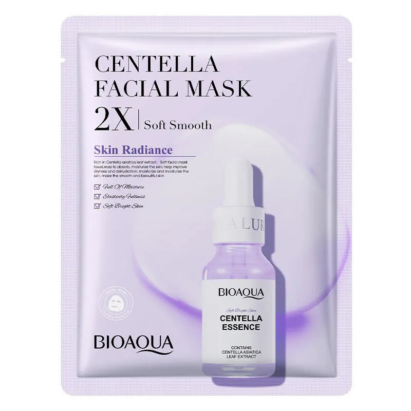Single pack of a 30g gel facial sheet mask from a range including Collagen, Hyaluronic Acid, Vitamin C and Centella Asiatica variants.