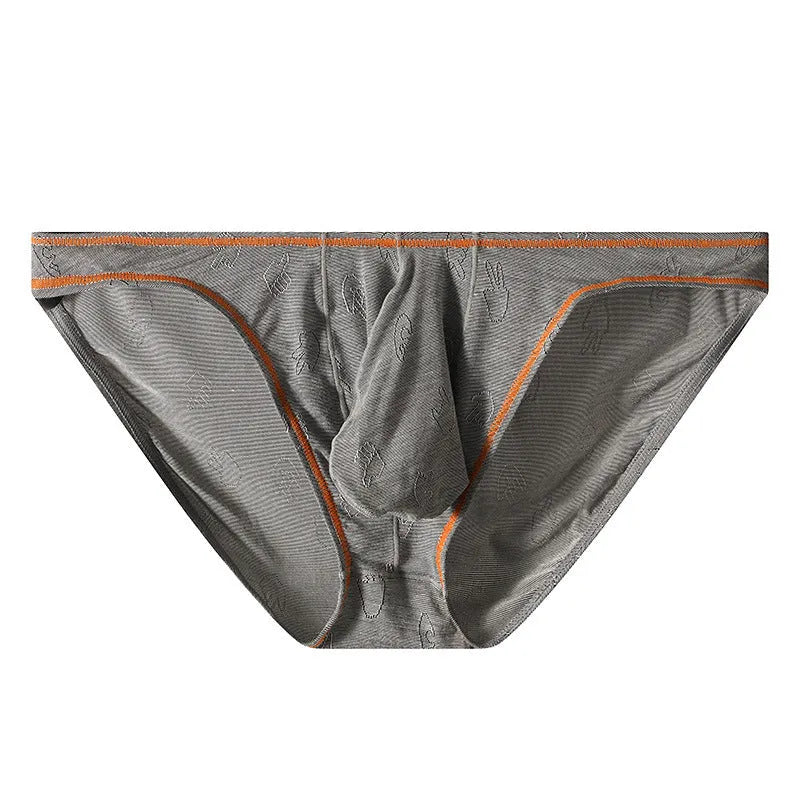 Men's modal ice silk underwear with butt-lift design in multiple colour options