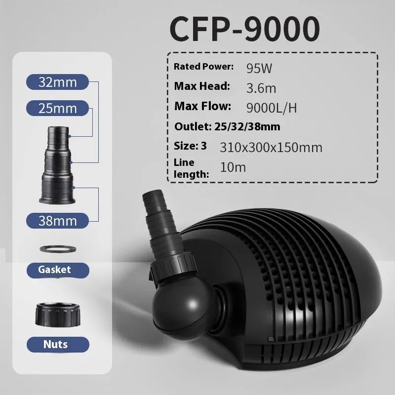 CFP series horizontal plastic pond filter pump for large flow filtration systems