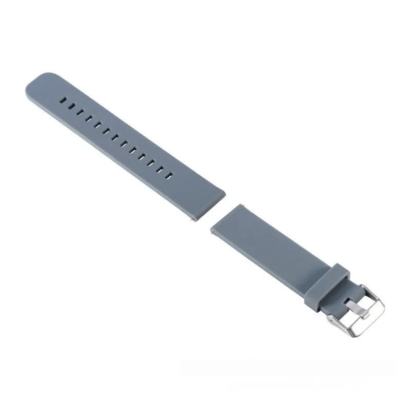 Garmin Forerunner 245 silicone replacement strap in seven colour options with straight buckle