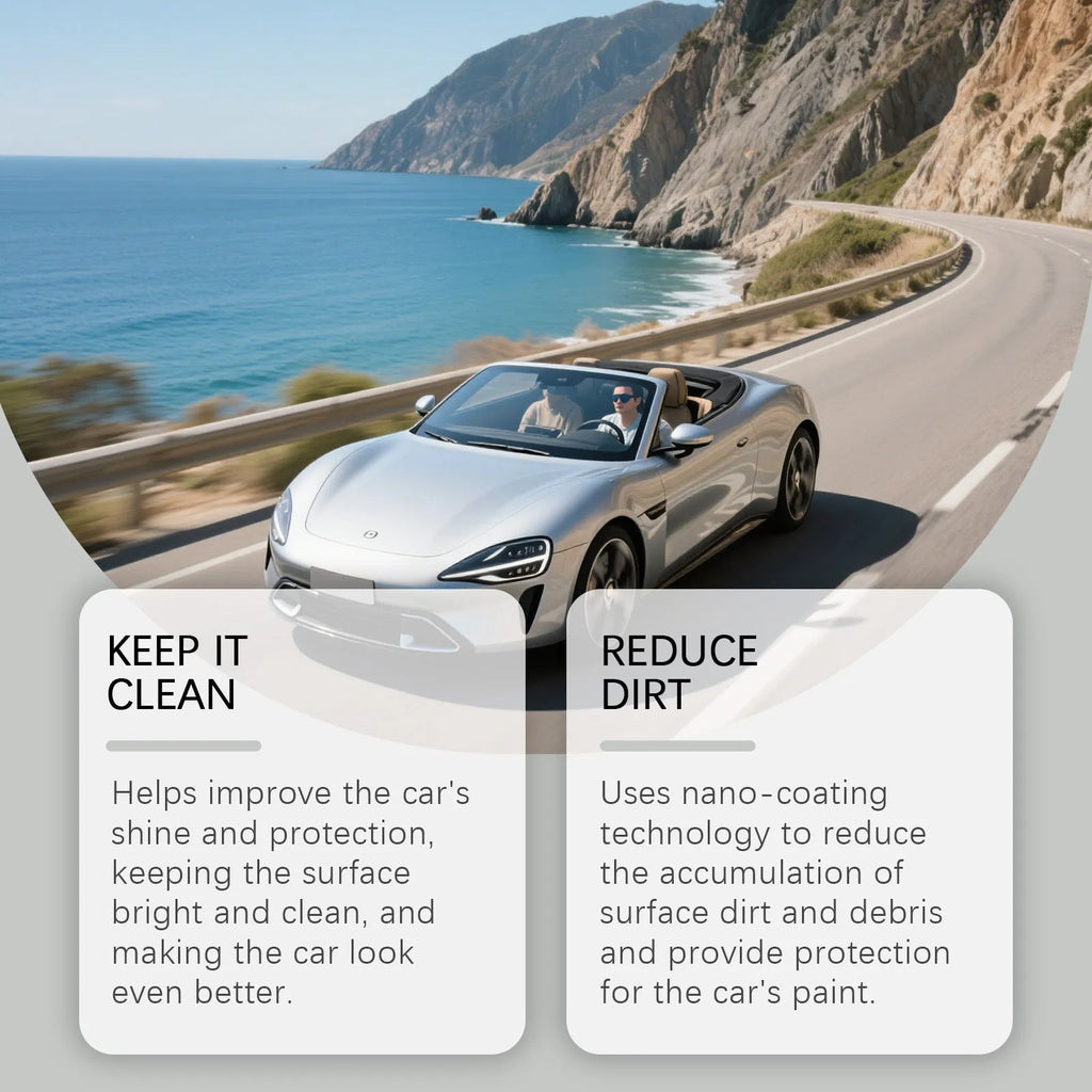 Ceramic coating spray 120ml bottle with anti-fading protective formula