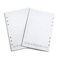 Loose leaf spiral notebook refill pack with paper core, pen refills, and metal pen cores.