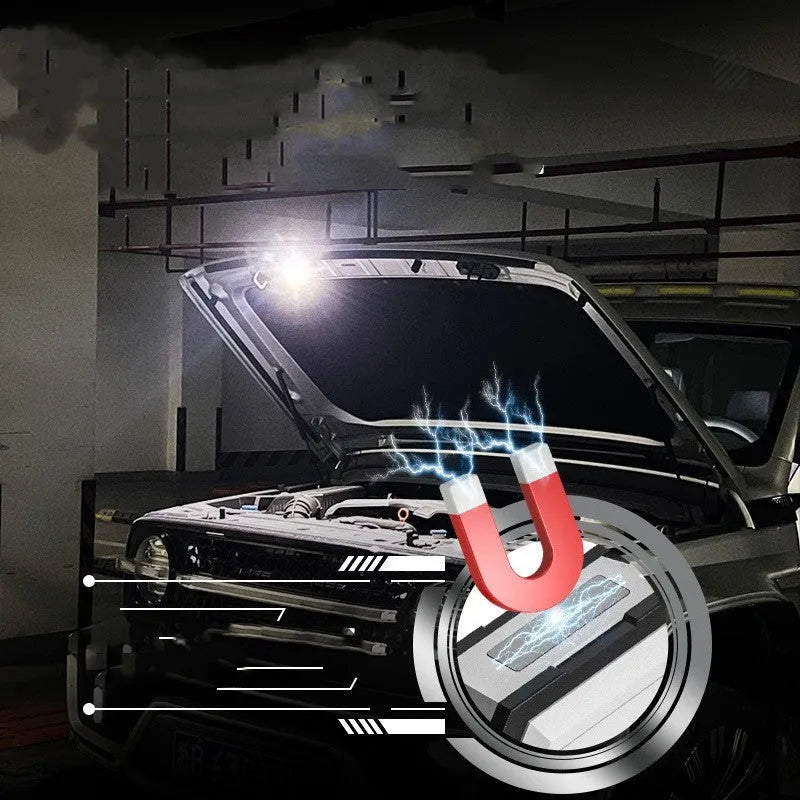 Black aluminium alloy mini keychain light with fingertip gyro and Type-C port