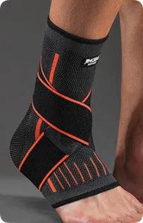 Sports ankle support in black, green or orange colour for basketball, running and outdoor sports