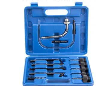 13-piece automatic transmission oil refuelling kit with wave box filler tool and connectors