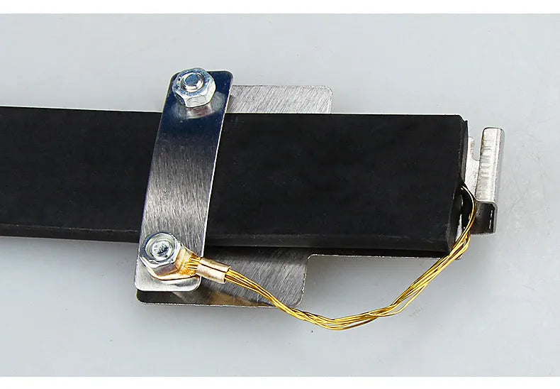 Black rubber and copper car electrostatic grounding belt with 370mm length