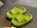 Children's EVA slippers with non-slip soles in mixed colour options showing size range