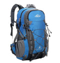 Green polyester outdoor sports backpack with 20-35 litre capacity for running hiking camping cycling