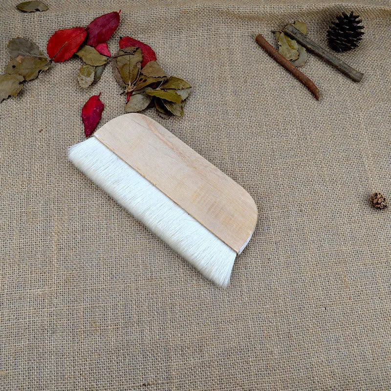 Wool brush for art mounting paste board shading available in four size options