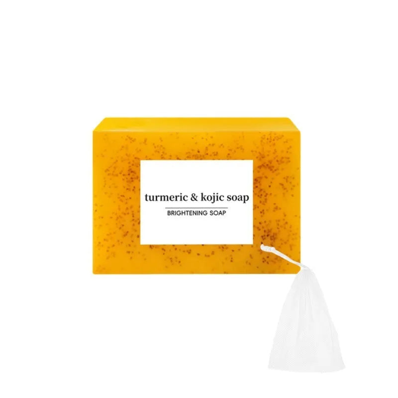 Turmeric Cleansing Mousse Facial Cleaning Pad set with 30 pads and ginger soap products