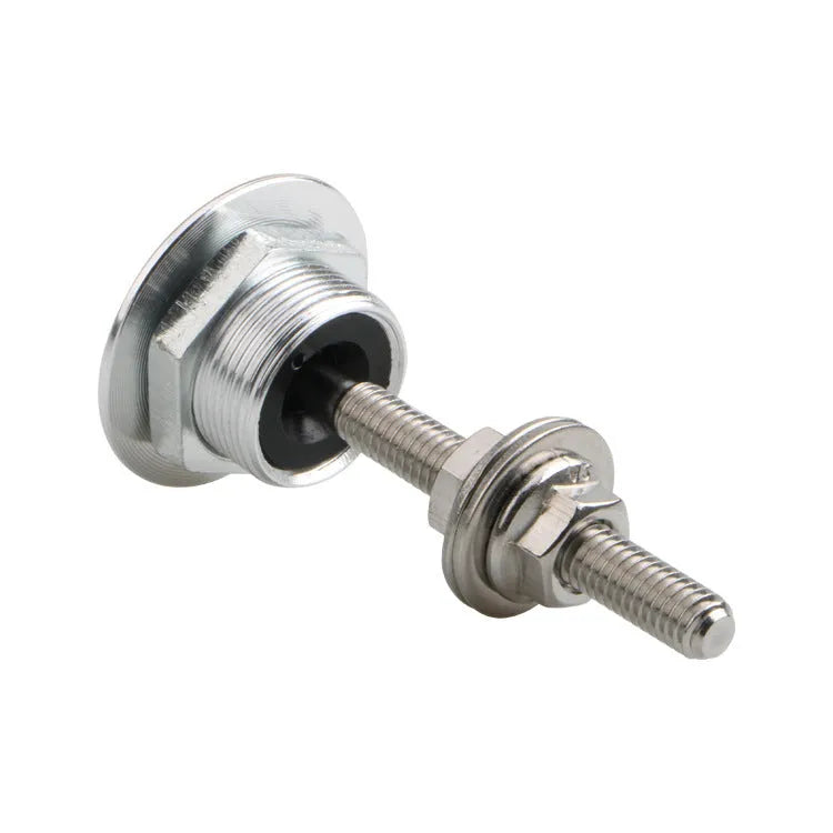 30mm diameter mini engine cover lock in silver, black, gold, blue, and red colour options with aluminium alloy screw
