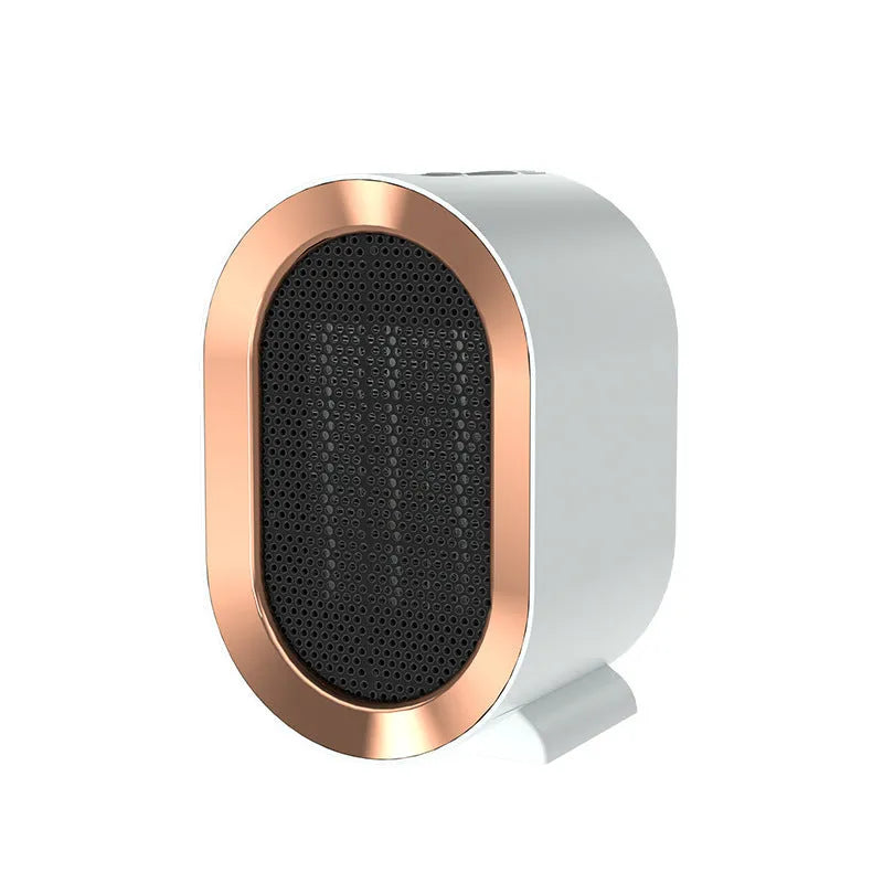 Desktop portable electric heater with PTC ceramic heating element and mechanical controls