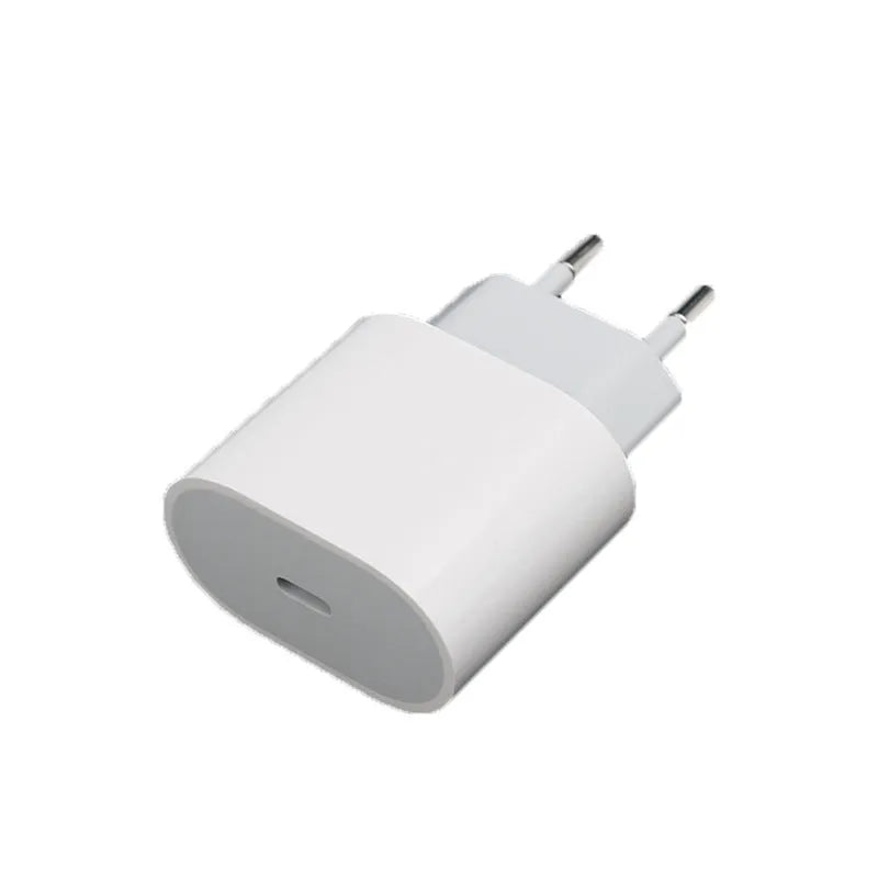 PD20W mobile phone charger with USB port and European/American plug options