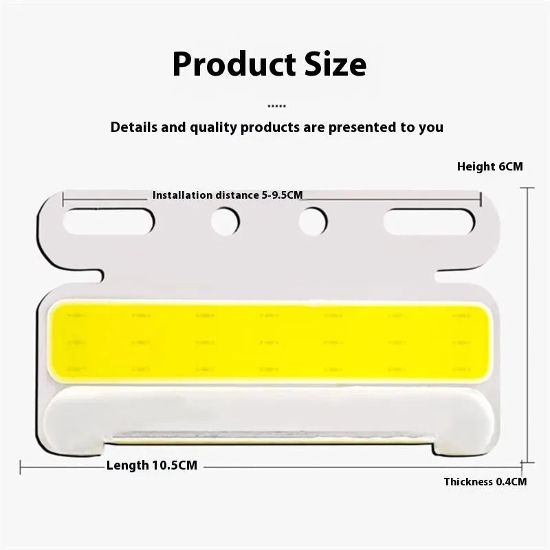 Super bright LED COB truck ground tyre lights in multiple colours with waterproof aluminium alloy housing