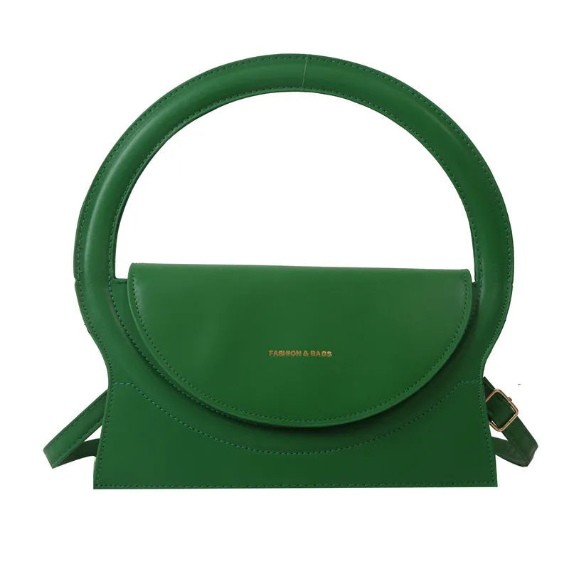 PU square messenger shoulder bag with mobile phone pocket in multiple colour options